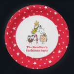 Speciaal kerstfeestelijk Bord met kerstcadeautjes<br><div class="desc">Deze gepersonaliseerde kerstkeramische versiering is voorzien van de kerstman. Een groep leuke kleine kerstpersonages die graag plezier hebben en met kerst onzin maken. De bemanning bestaat uit Snowman,  Kerstmis,  Ster,  Kerstmis,  Cadeau en snoepriet.</div>