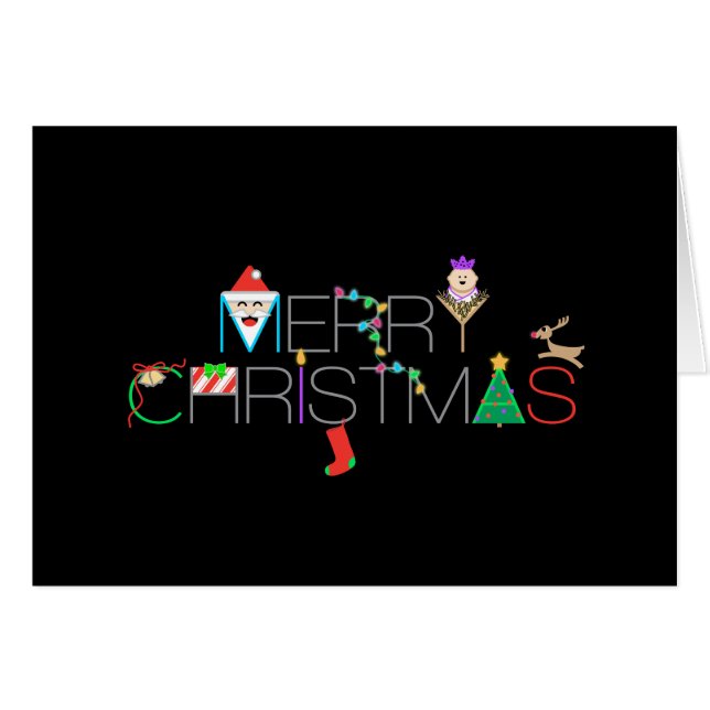 Speciaal kerstfeestelijke foto (Voorkant Horizontaal)