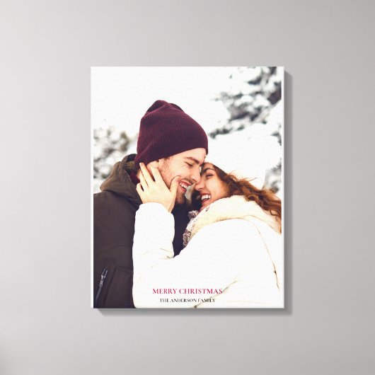 Speciaal kerstfeestelijke foto canvas afdruk (Voorkant)