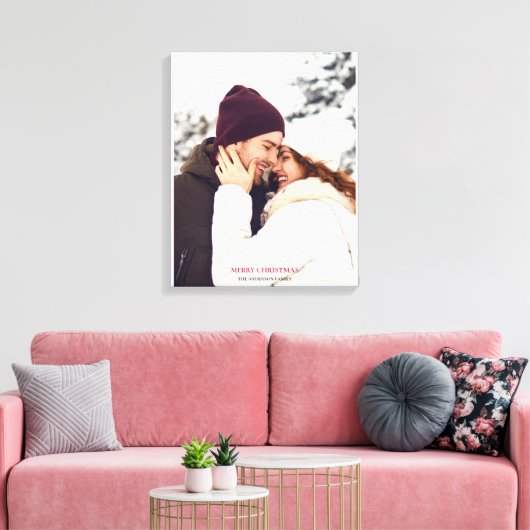Speciaal kerstfeestelijke foto canvas afdruk (Insitu (Woonkamer))