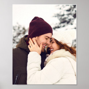 Speciaal kerstfeestelijke foto poster