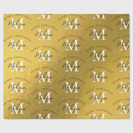 Speciaal kerstfeestmaal cadeaupapier (Vlak)