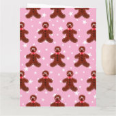 Speciaal kerstfeestmaal kaart (Achterkant)