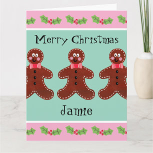Speciaal kerstfeestmaal kaart