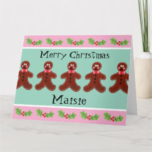 Speciaal kerstfeestmaal kaart