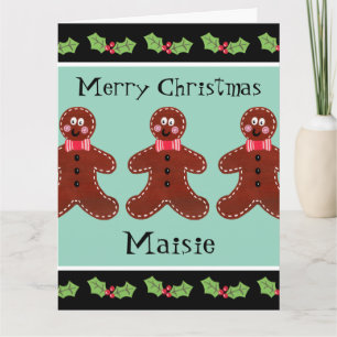 Speciaal kerstfeestmaal kaart