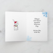 Speciaal kerstfeestmaal kaart (Binnen)