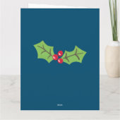 Speciaal kerstfeestmaal kaart (Achterkant)