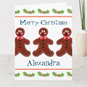 Speciaal kerstfeestmaal kaart