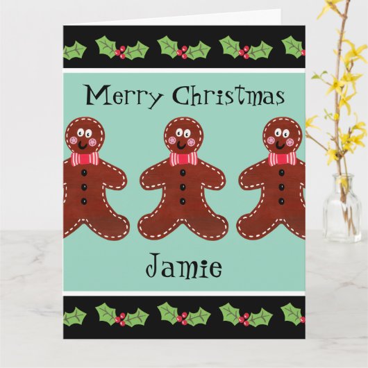 Speciaal kerstfeestmaal kaart (Gele Bloem)