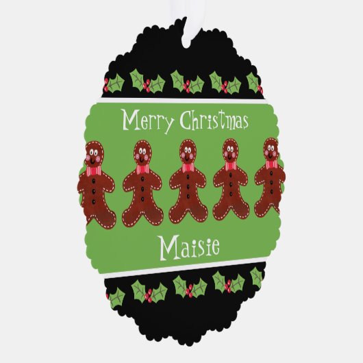 Speciaal kerstfeestmaal ornament kaart (Rechts)