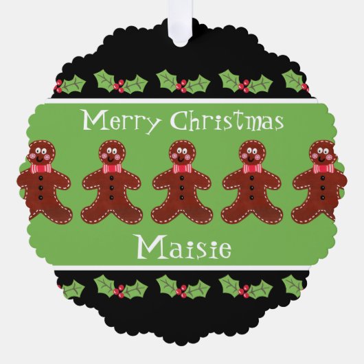 Speciaal kerstfeestmaal ornament kaart (Voorkant)