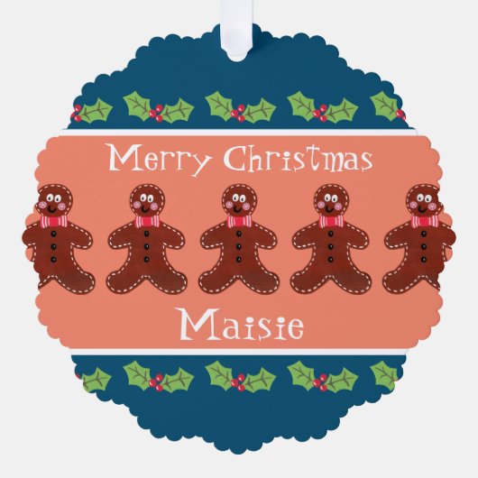 Speciaal kerstfeestmaal ornament kaart (Voorkant)