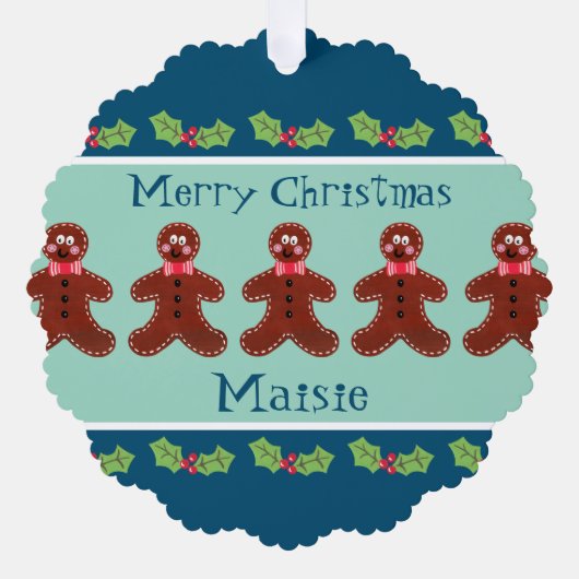 Speciaal kerstfeestmaal ornament kaart (Voorkant)