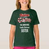 Speciaal kerstfeestzuster t-shirt (Voorkant)
