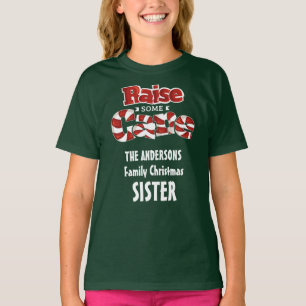 Speciaal kerstfeestzuster t-shirt