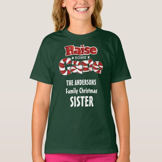 Speciaal kerstfeestzuster t-shirt (Voorkant)