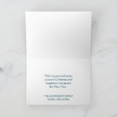 Speciaal kerstfoto-Wenskaart Feestdagen Kaart (Binnen)