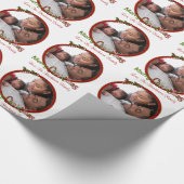 Speciaal kerstfotopapier cadeaupapier (Hoek)