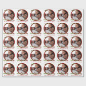 Speciaal kerstfotopapier cadeaupapier (Vlak)