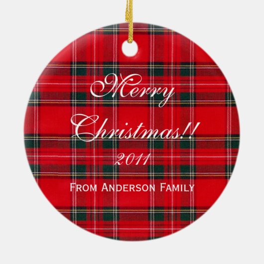 Speciaal kerstgeel labuppy keramisch ornament (Achterkant)