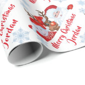 Speciaal kerstkerstcadeautje met prettige smaak cadeaupapier (Rol Hoek)