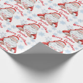 Speciaal kerstkerstcadeautje met prettige smaak cadeaupapier (Hoek)