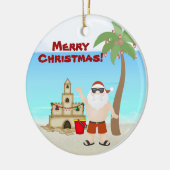 Speciaal kerstkerstfeest met kerstkerstmis keramisch ornament (Links)