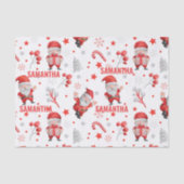 Speciaal kerstkerstkerstkerstpatroon tissuepapier (Voorkant)