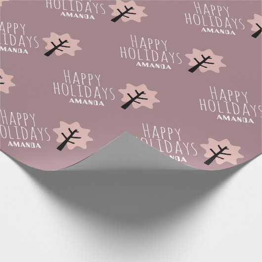 Speciaal kerstkoekjesfeest cadeaupapier (Hoek)