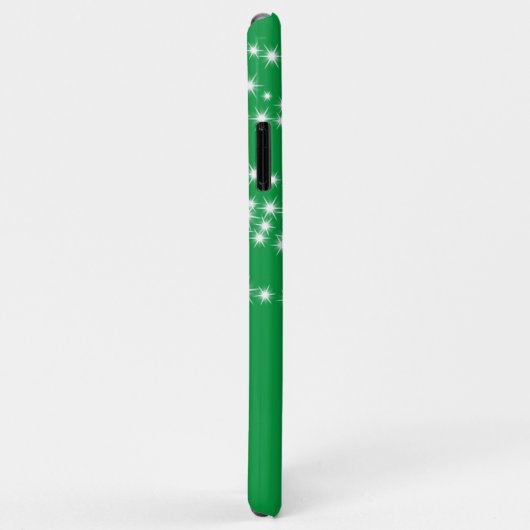 Speciaal kerstlampje op groene iPhone-tas Case-Mate iPhone Case (Achterkant/rechts)