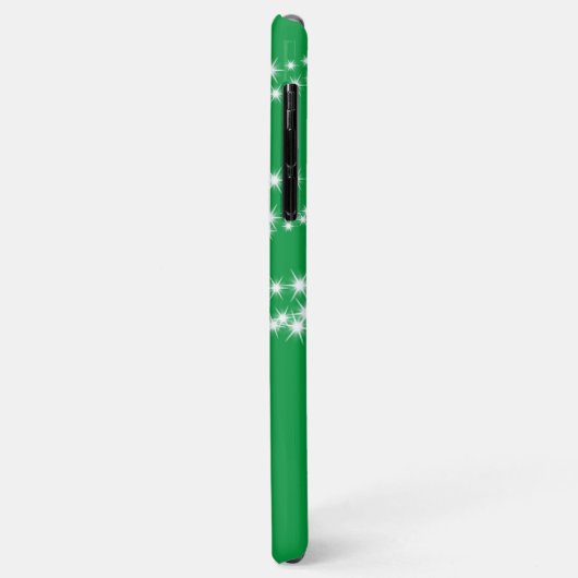 Speciaal kerstlampje op groene iPhone-tas Case-Mate iPhone Case (Achterkant/links)