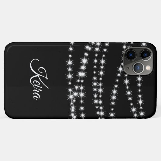 Speciaal kerstlampje op zwarte iPhone draagtas Case-Mate iPhone Case (Achterkant (horizontaal))