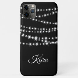 Speciaal kerstlampje op zwarte iPhone draagtas Case-Mate iPhone Case