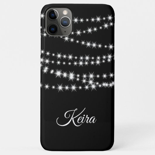 Speciaal kerstlampje op zwarte iPhone draagtas Case-Mate iPhone Case (Achterkant)