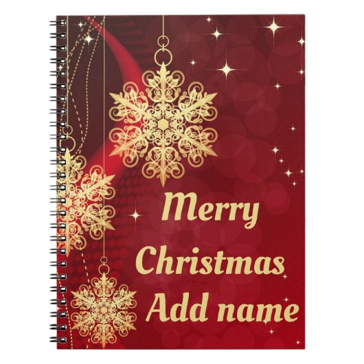 Speciaal kerstnotitieboek notitieboek (Voorkant)