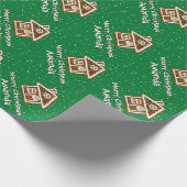 Speciaal kerstontbijt cadeaupapier (Hoek)