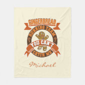 Speciaal kerstontbijtteam fleece deken (Voorkant)