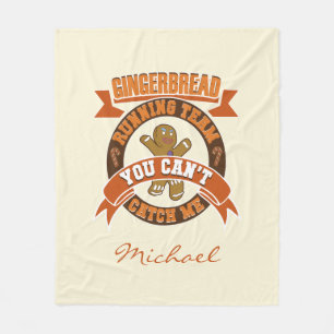 Speciaal kerstontbijtteam fleece deken