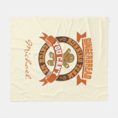 Speciaal kerstontbijtteam fleece deken (Voorkant (Horizontaal))