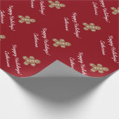 Speciaal kerstontbijtverpakkingspapier cadeaupapier (Hoek)