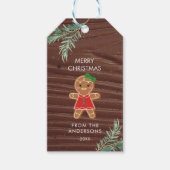 Speciaal kerstontwerp met cadeautjes voor Labels Cadeaulabel (Voorkant)