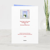 Speciaal kerstpoar Beer Kaart (Achterkant)