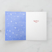 Speciaal kerstpoar Beer Kaart (Binnen)