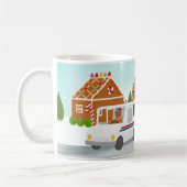 Speciaal kerstpostkantoor mailLady Postal Koffiemok (Links)