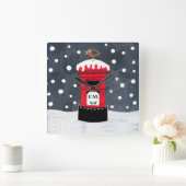 Speciaal kerstpostvak en Robin Vierkante Klok (Huis)