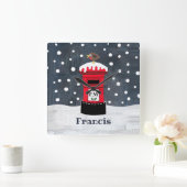 Speciaal kerstpostvak en Robin Vierkante Klok (Huis)