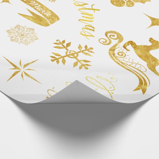 Speciaal  kerstrecept cadeaupapier (Hoek)