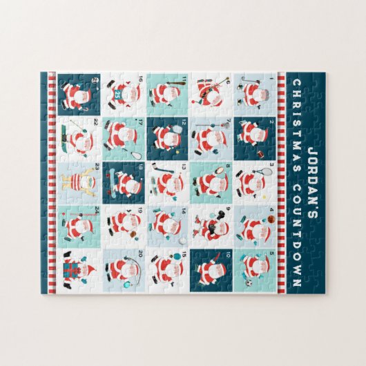 Speciaal kerstrecorder Jigzaag Puzzle Legpuzzel (Horizontaal)