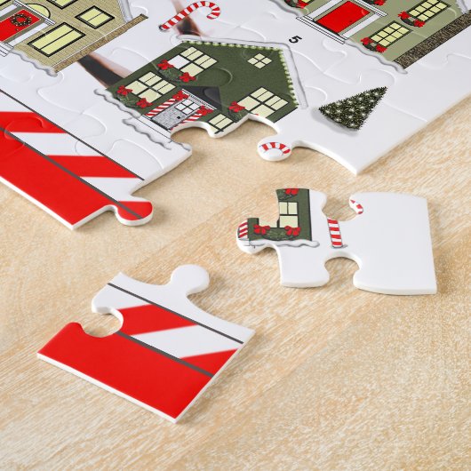 Speciaal kerstrecorder Jigzaag Puzzle Legpuzzel (Zijkant)